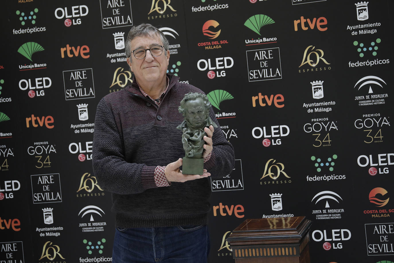 Fotos: Fotografíate con la estatuilla de los Goya en el Ayuntamiento de Málaga hasta el 24 de enero