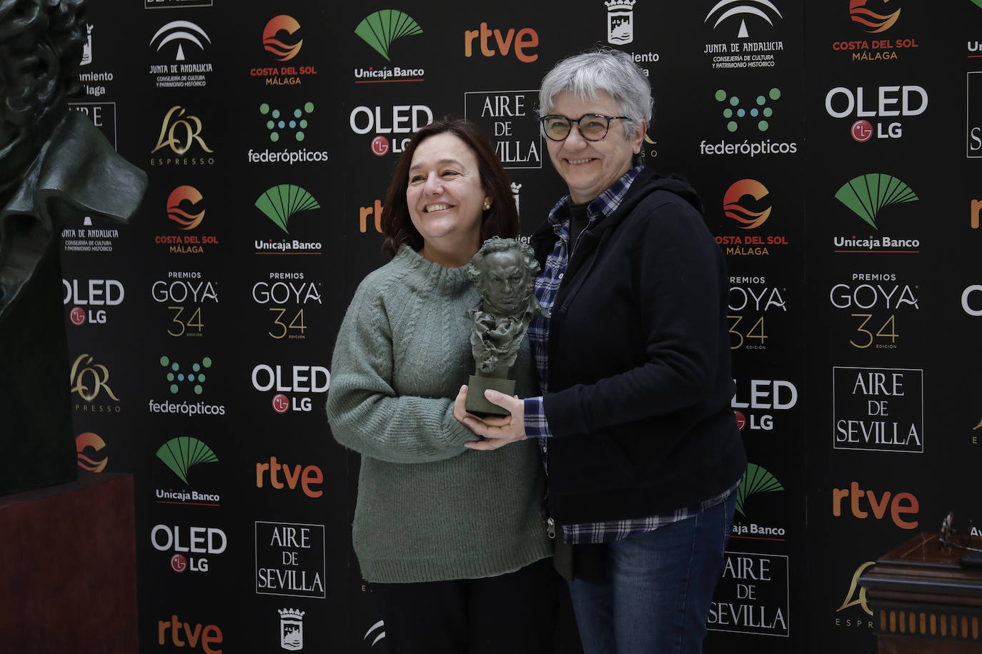 Fotos: Fotografíate con la estatuilla de los Goya en el Ayuntamiento de Málaga hasta el 24 de enero