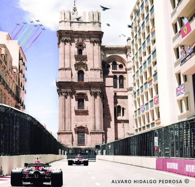 Un tramo del circuito a su paso por la calle Molina Lario. 