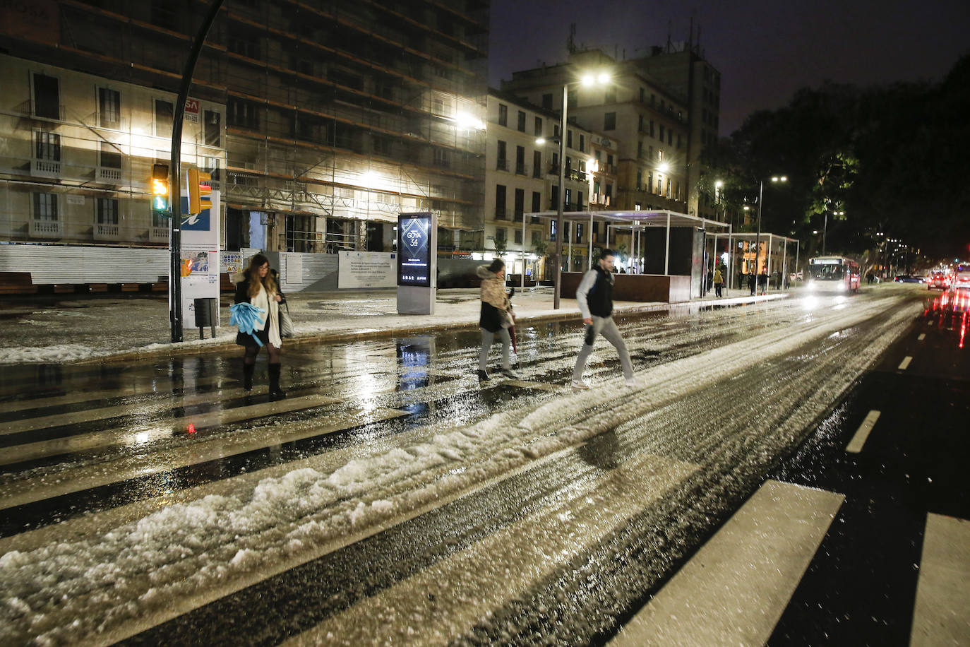 Granizada en Málaga | Fotos: Así ha sido la granizada caída en Málaga