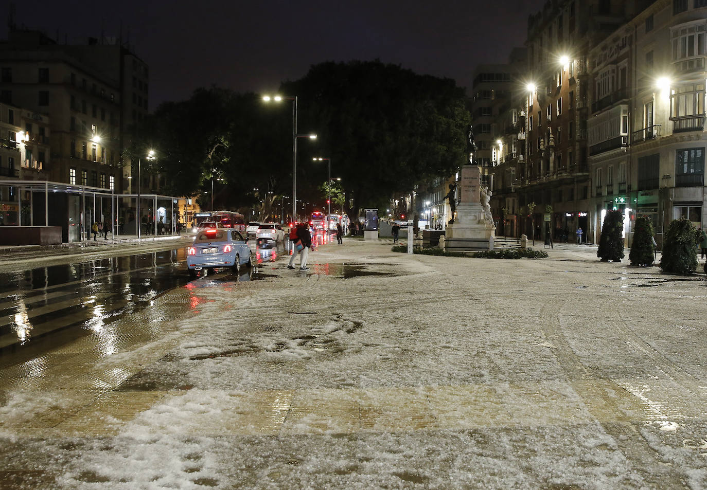 Granizada en Málaga | Fotos: Así ha sido la granizada caída en Málaga