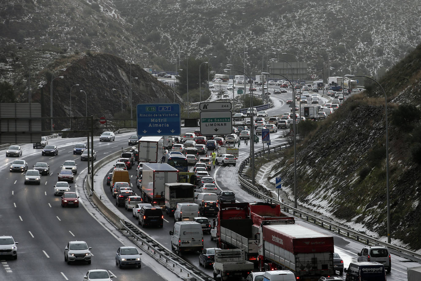 Granizada en Málaga | Fotos: Así ha sido la granizada caída en Málaga