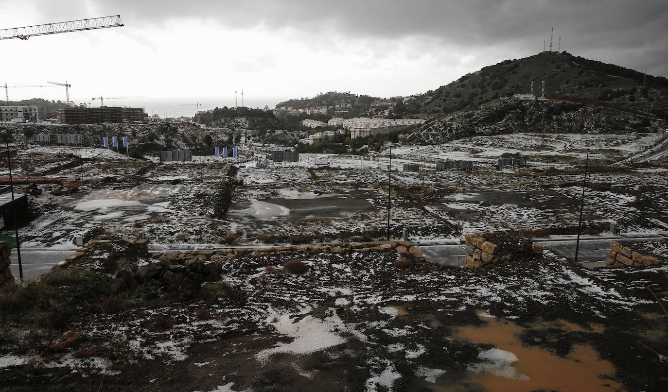 Granizada en Málaga | Fotos: Así ha sido la granizada caída en Málaga