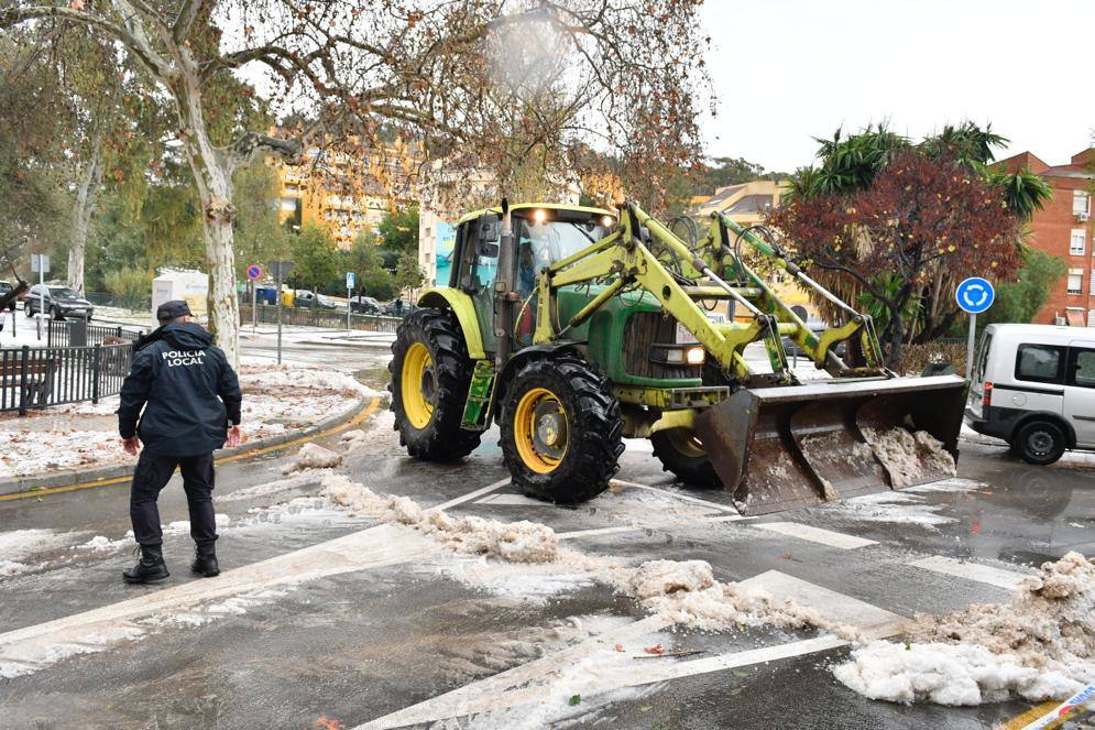 Granizada en Málaga | Fotos: Así ha sido la granizada caída en Málaga