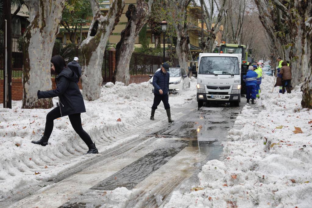 Granizada en Málaga | Fotos: Así ha sido la granizada caída en Málaga