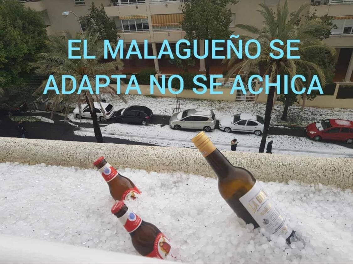 Fotos: La granizada de Málaga, con humor: los &#039;memes&#039; del temporal