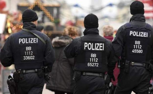 Agentes de la Policía alemana.