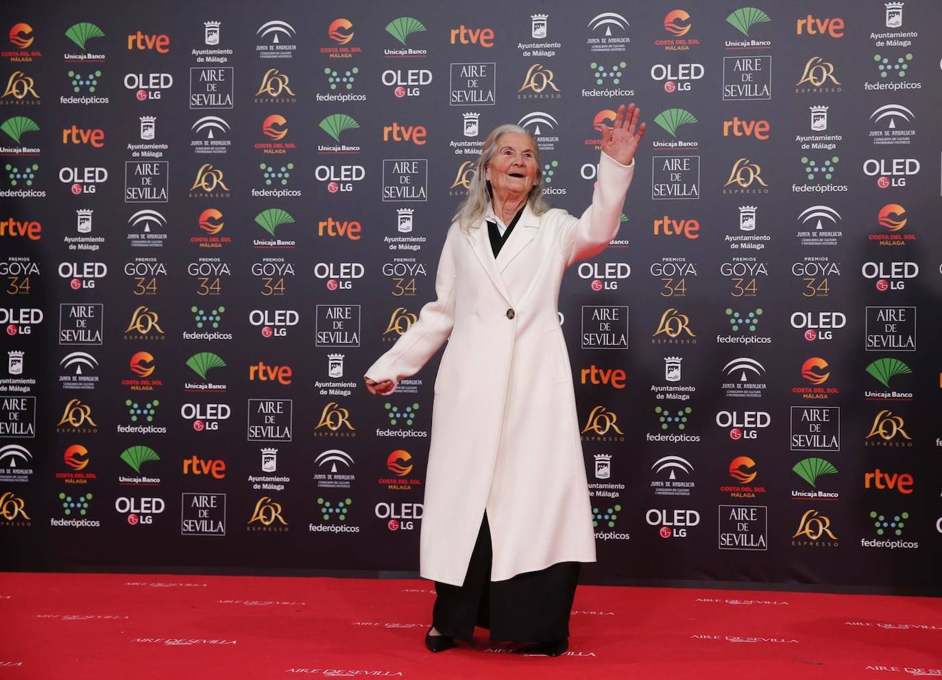 Los famosos asistentes a la gala en el Palacio de Deportes. 