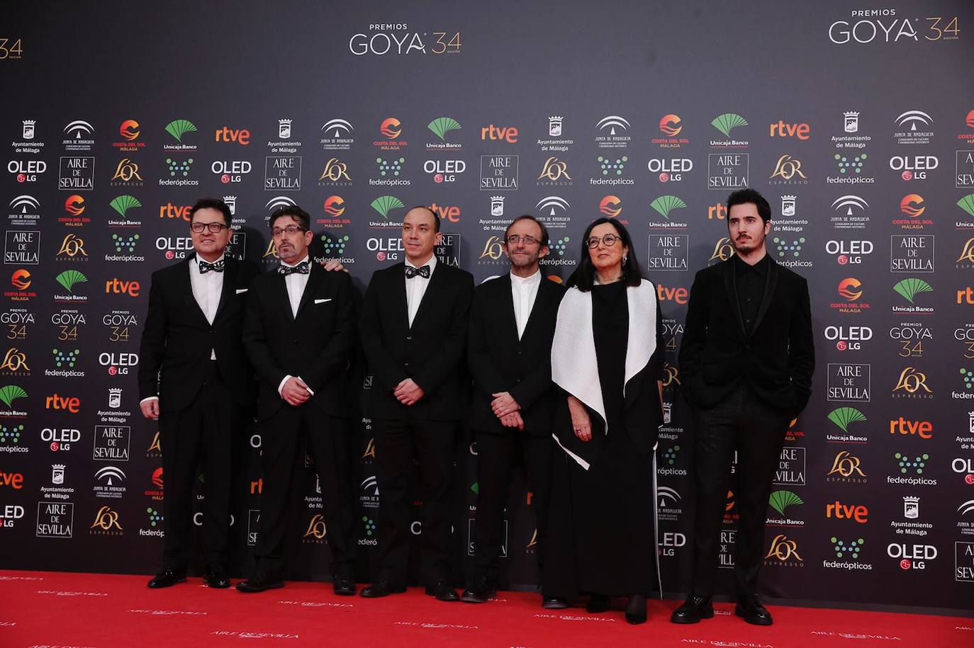 Desfile de los famosos asistentes a la gala en el Carpena. 