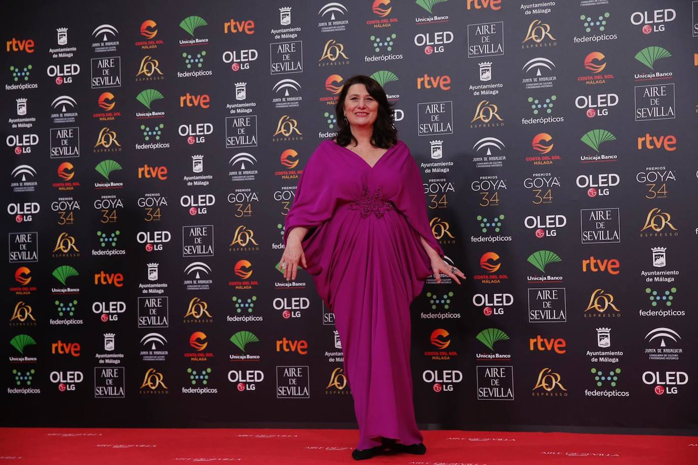 Los famosos asistentes a la gala en el Palacio de Deportes. 