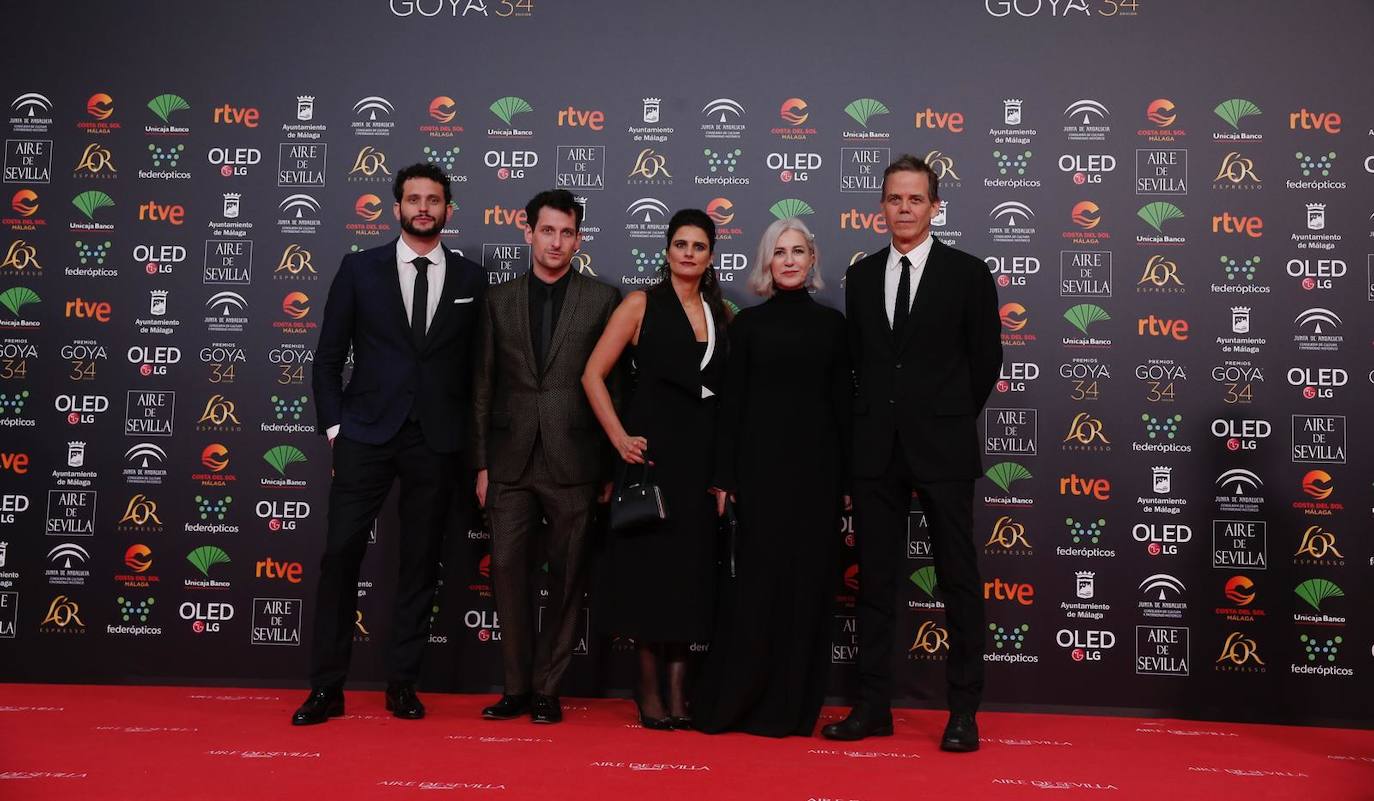 Los famosos asistentes a la gala en el Palacio de Deportes. 