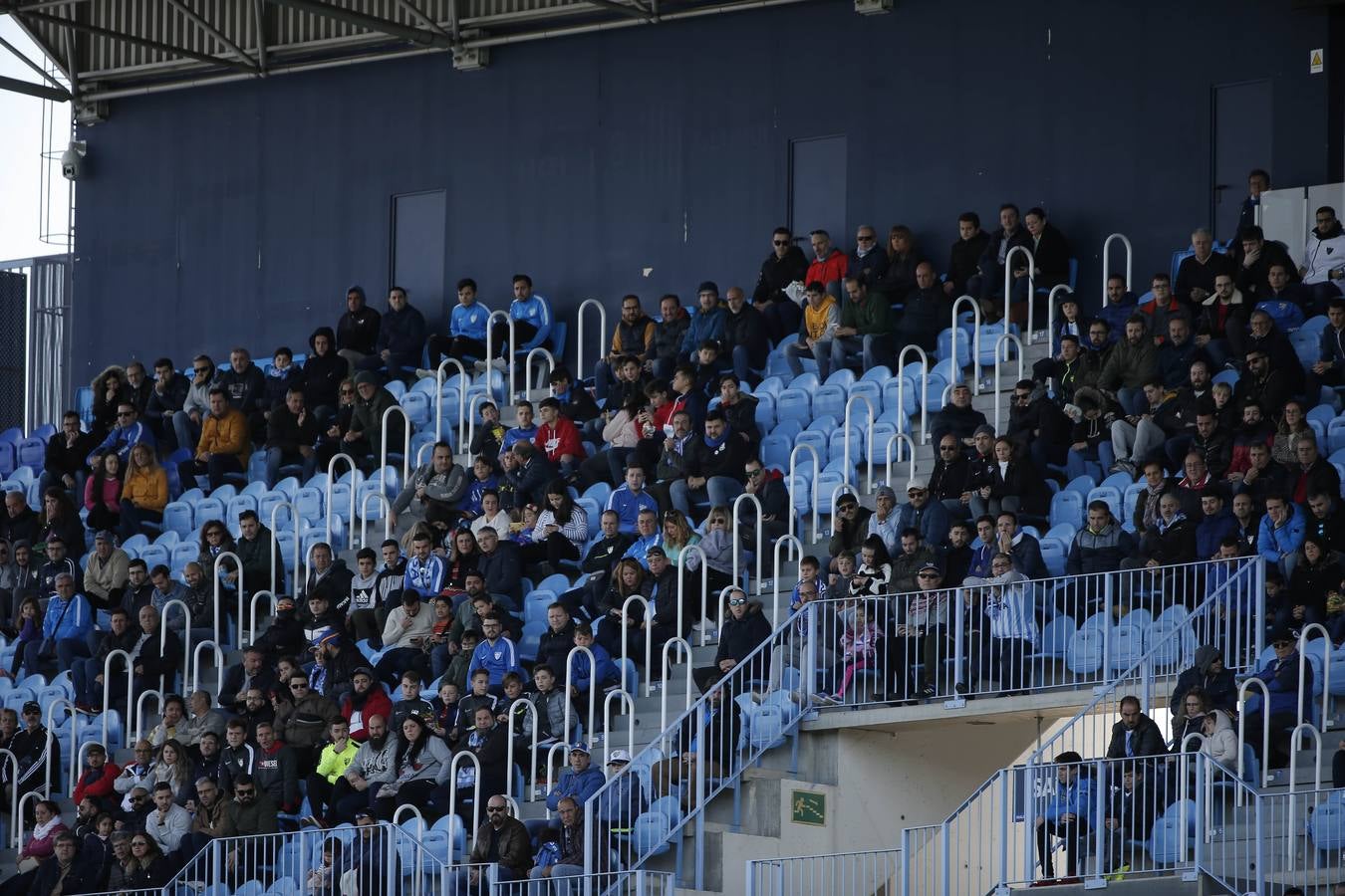 Las mejores imágenes de los aficionados que asistieron al Málaga.Mirandés (2-2)