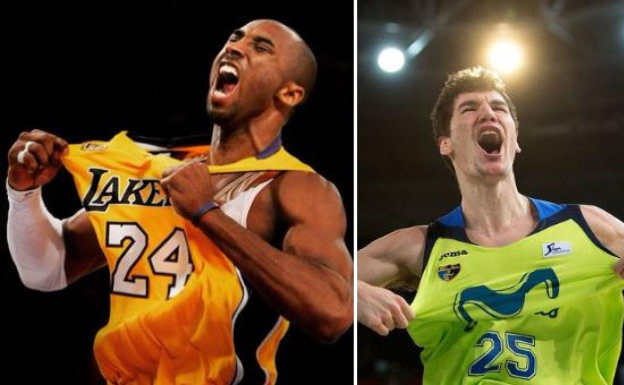 La imagen homenaje a Kobe Bryant que Brizuela publicó en su perfil de Twitter. 