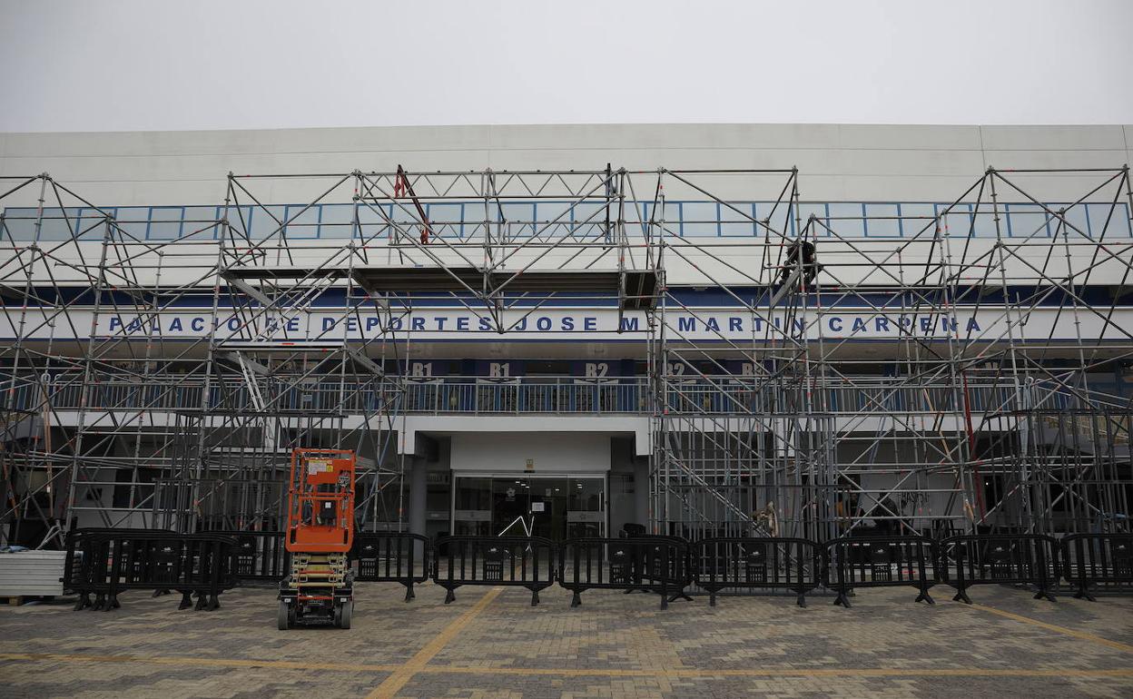 La metamorfosis del Martín Carpena por la falta de un auditorio tuvo un coste cercano a los 800.000 euros. 