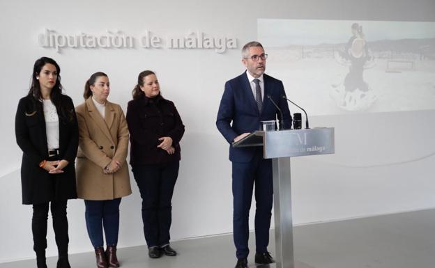 Imagen de la rueda de prensa de este martes. 