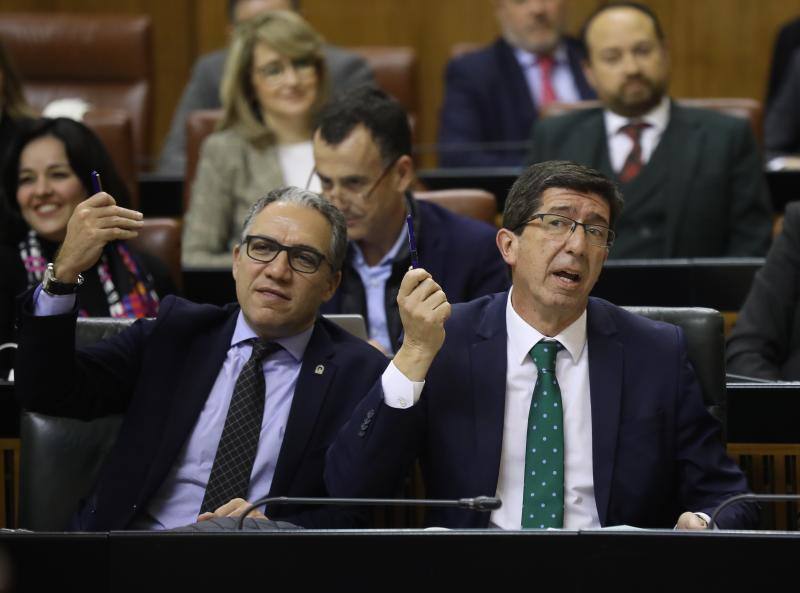 Debate en el Parlamento sobre la situación de Andalucía. 