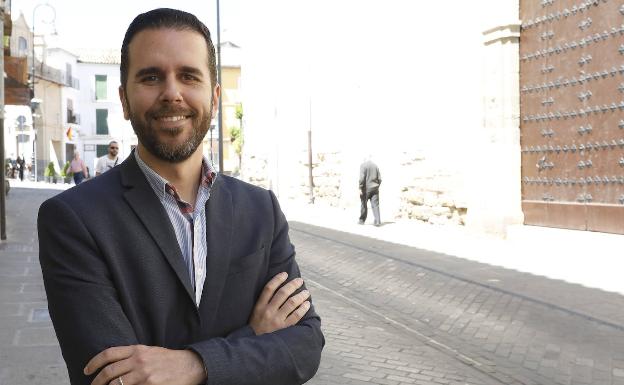 Francisco José Calderón, en una de las calles de Antequera en una imagen de archivo. 