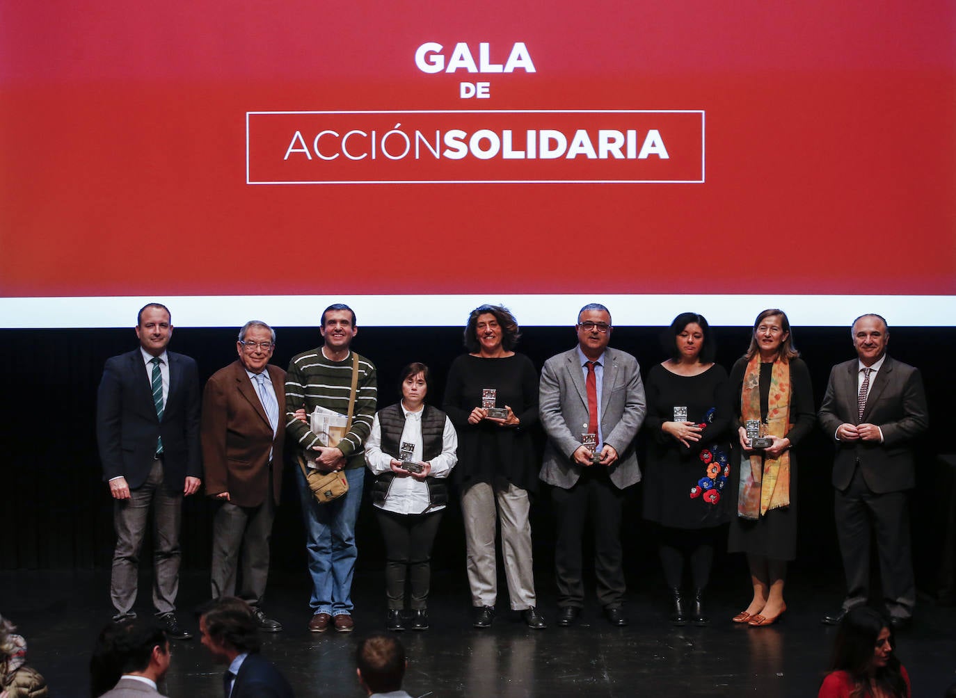 Entrega de galardones al compromiso social de distintas asociaciones malagueñas en el Museo Picasso con Diario SUR y Fundación La Caixa