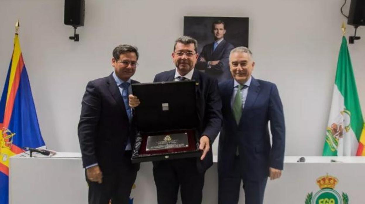 Momento del acto, celebrado en la sede de la RFGA. :: sur