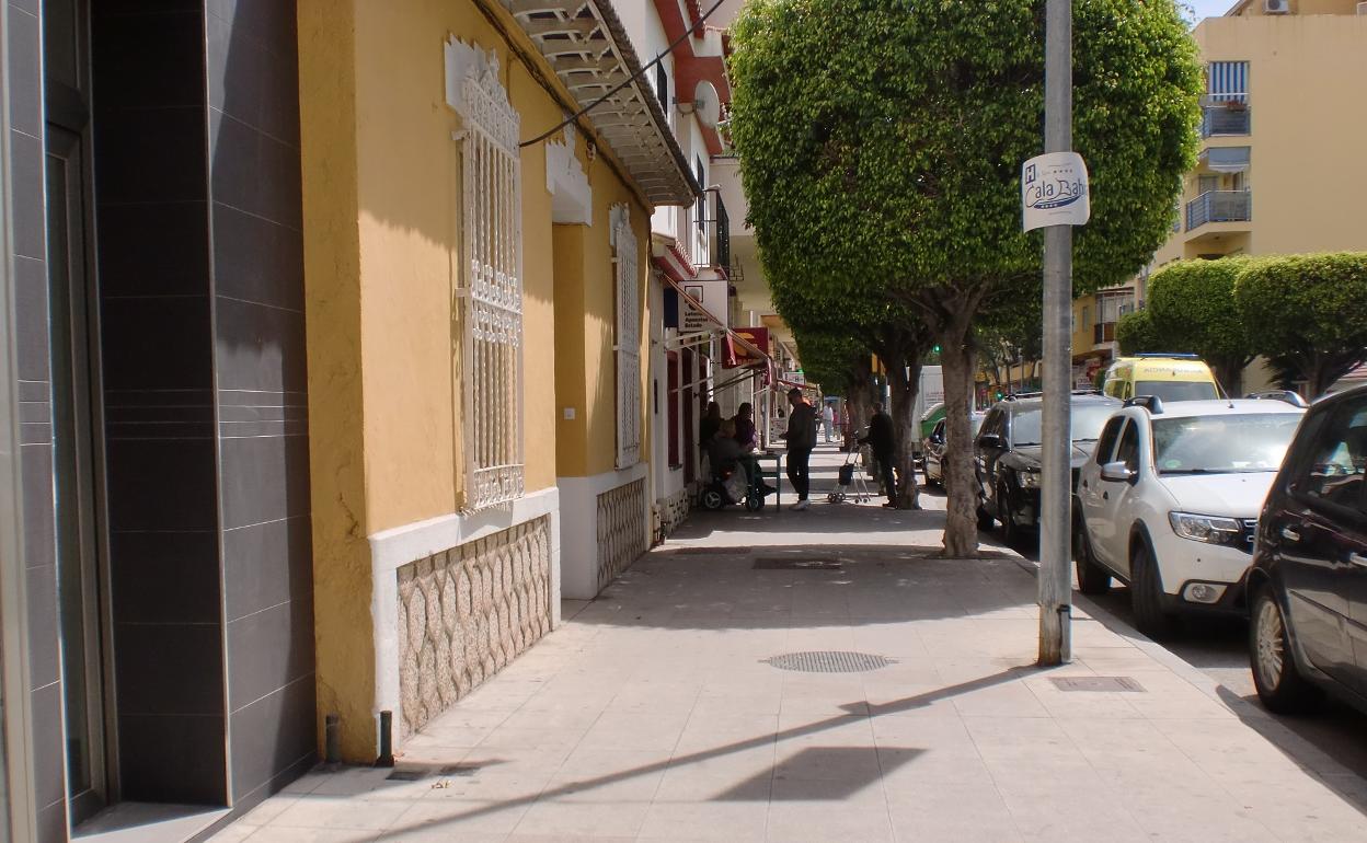 Imagen de la zona donde se actuará en La Cala del Moral. 