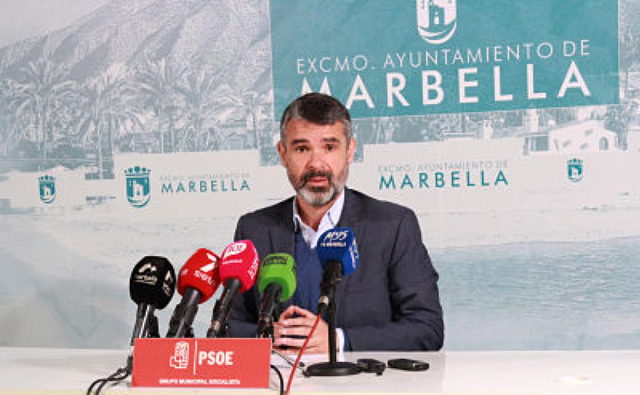 El portavoz socialista, José Bernal
