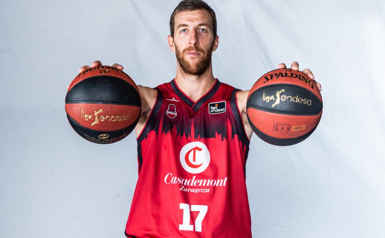 Fran Vázquez es el jugador más veterano del Zaragoza, rival del Unicaja en cuartos de final.
