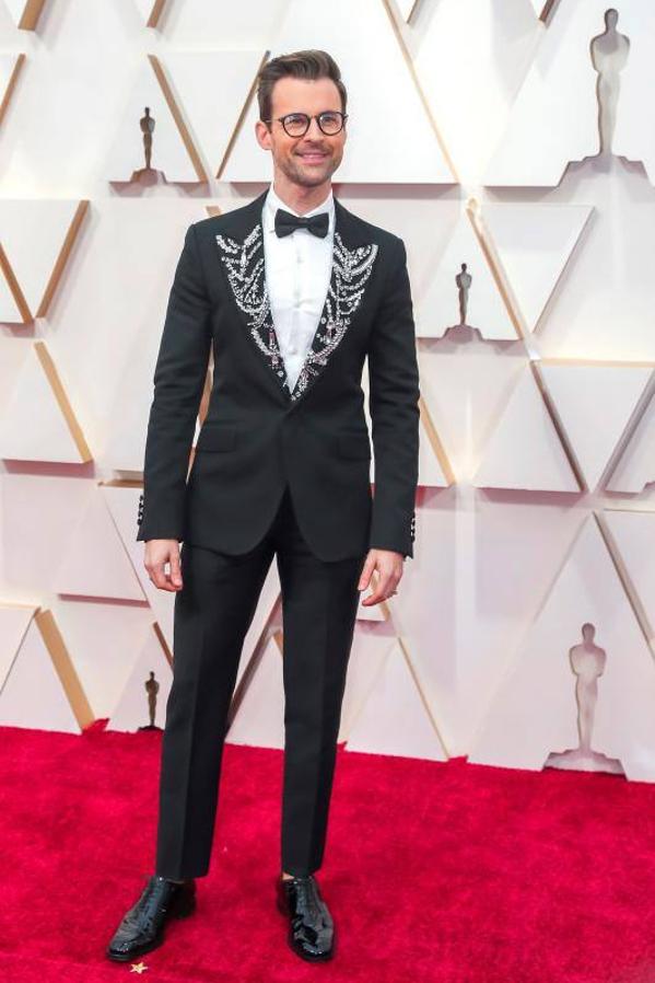 Brad Goreski, de Alexander McQueen. 