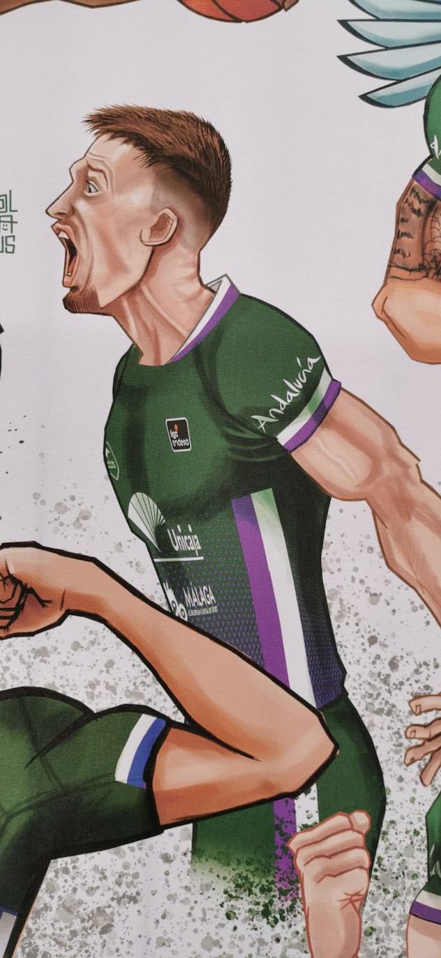 Fotos: Exposición de carteles y caricaturas de baloncesto de Jesús Roldán