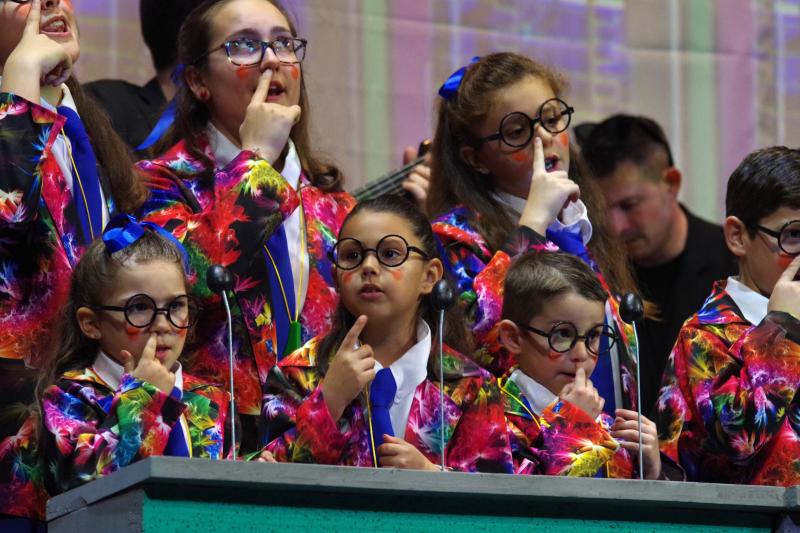 Murga infantil 'Vota quillo, el partido de los chiquillos'.