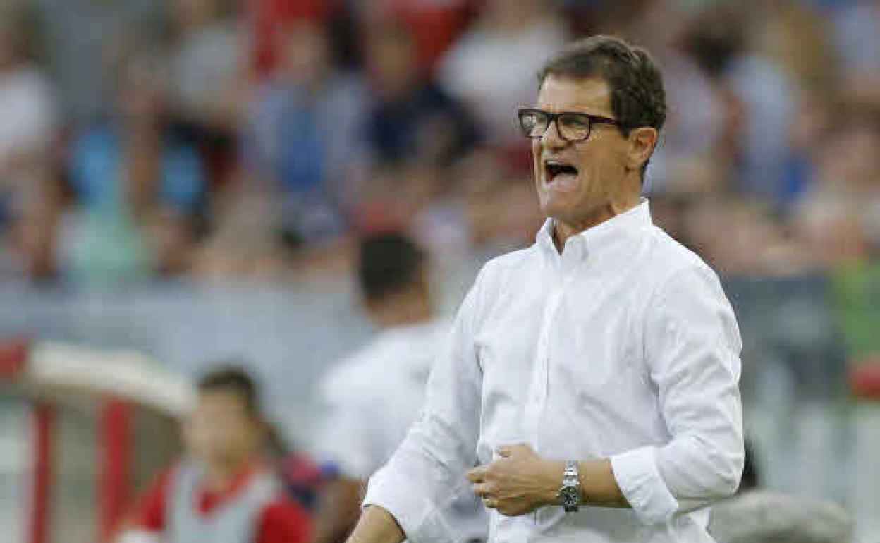 El técnico italiano Fabio Capello. 