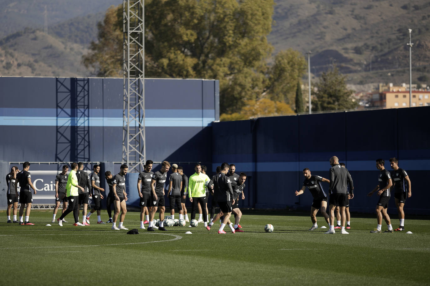 Fotos: El entrenamieno del Málaga en imágenes