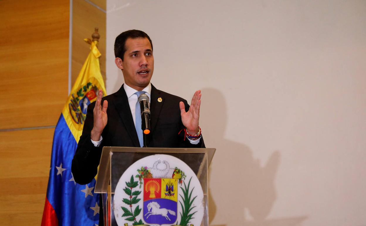 El líder opositor venezolano Juan Guaidó. 