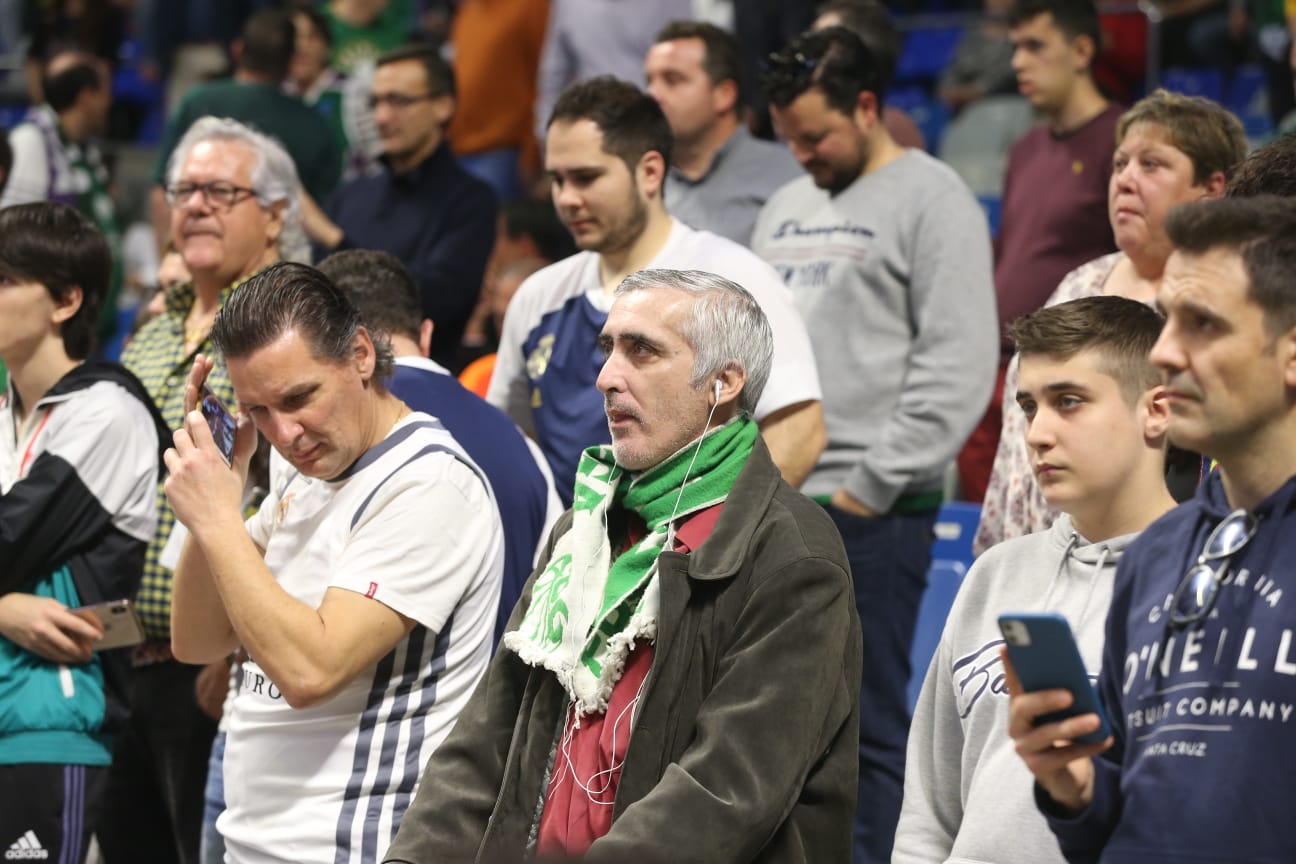 Gradas llenas en el Martín Carpena para ver el Unicaja-Real Madrid