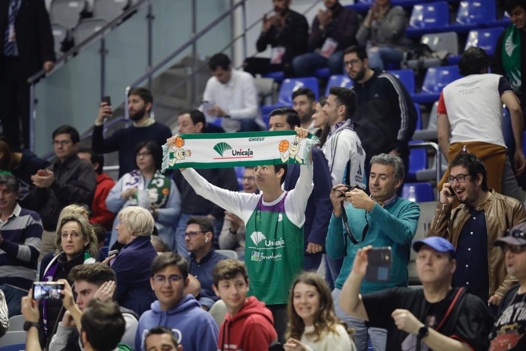 Gradas llenas en el Martín Carpena para ver el Unicaja-Real Madrid
