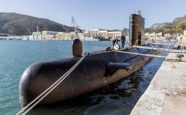 El submarino Mistral se despide de la Armada española tras 3.000 días de servicio