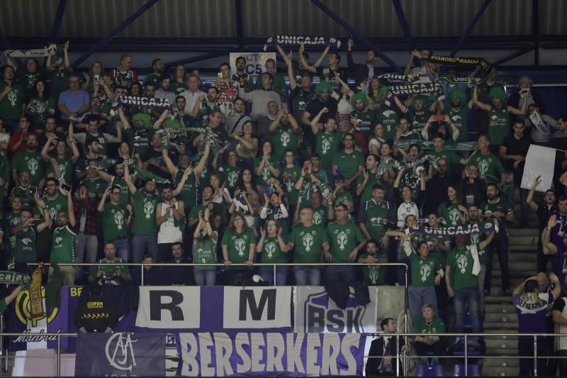 Gradas llenas en el Martín Carpena para ver el Unicaja-Real Madrid