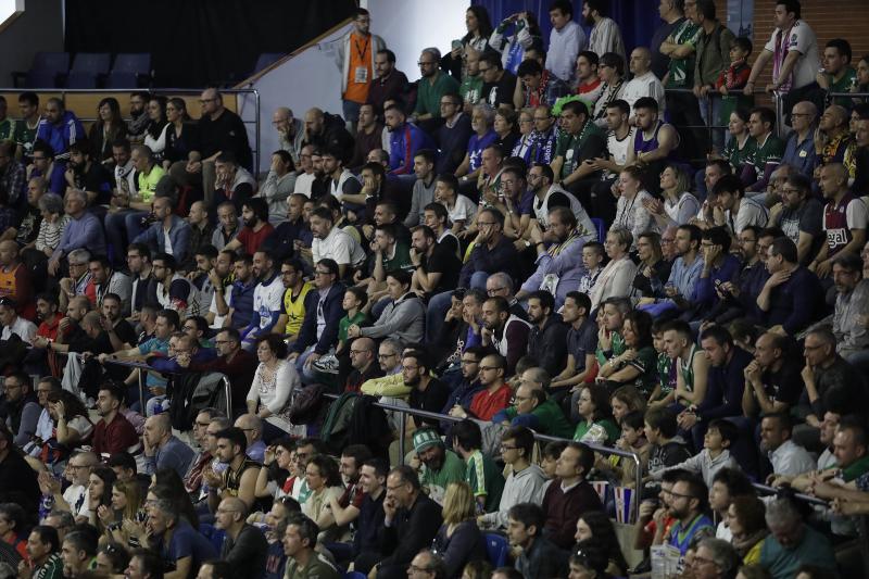Gradas llenas en el Martín Carpena para ver el Unicaja-Real Madrid