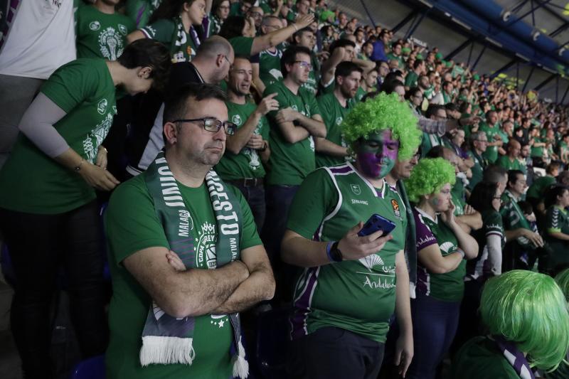 Gradas llenas en el Martín Carpena para ver el Unicaja-Real Madrid