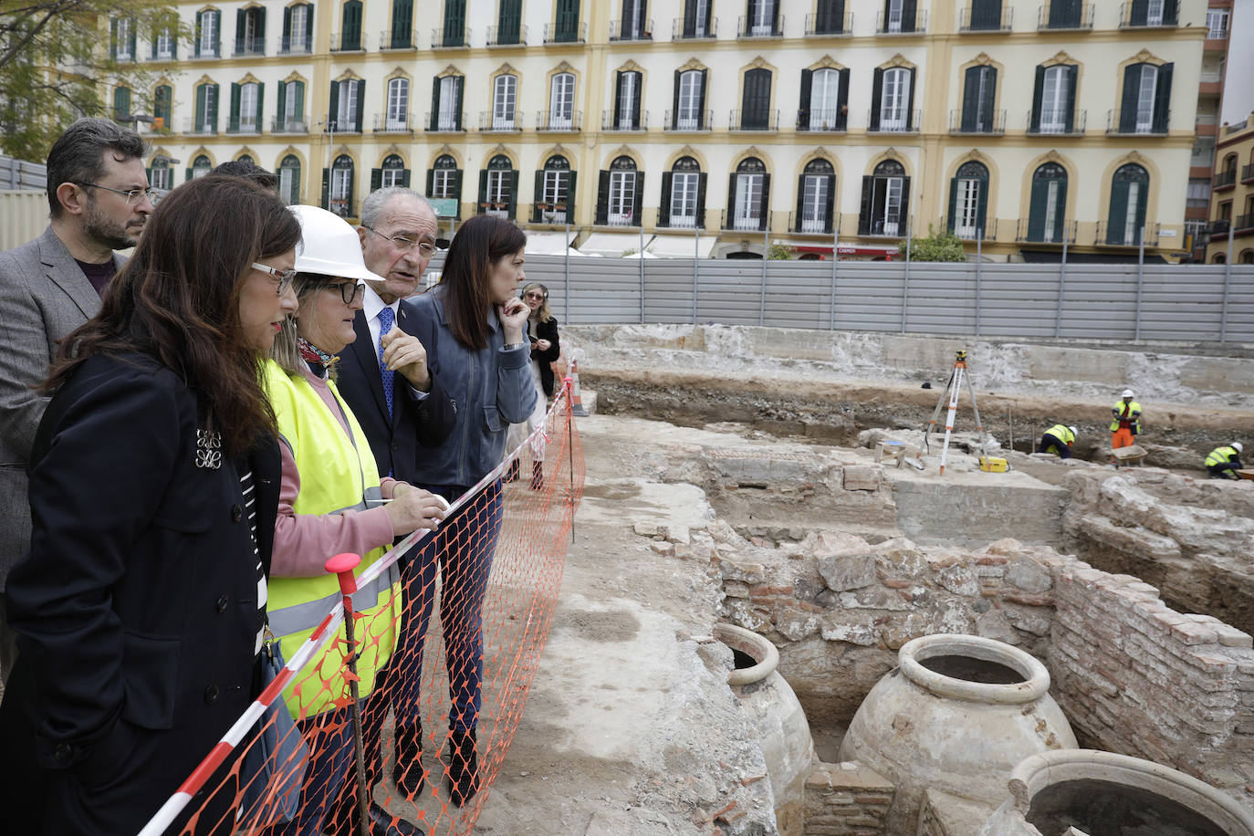 Fotos: Excavaciones arqueológicas en la parcela del Astoria