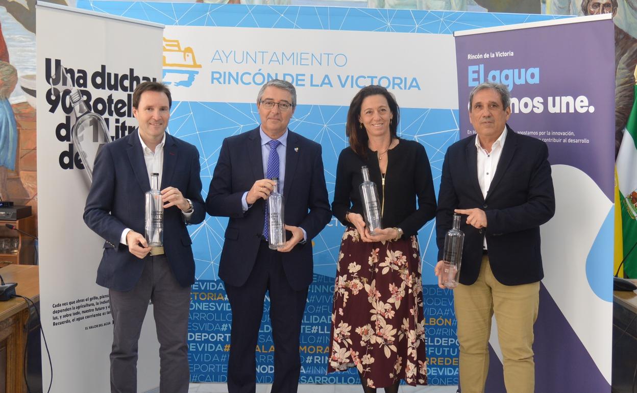Presentación de la campaña, este jueves en el Ayuntamiento rinconero. 
