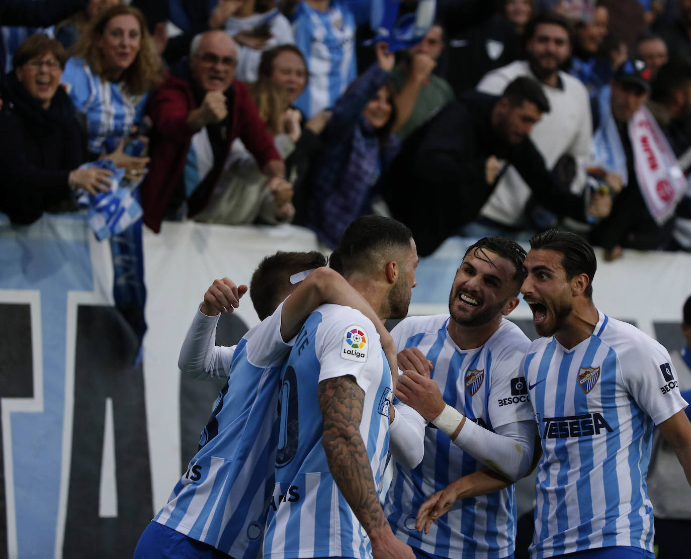 Fotos: El Málaga-Racing, en imágenes