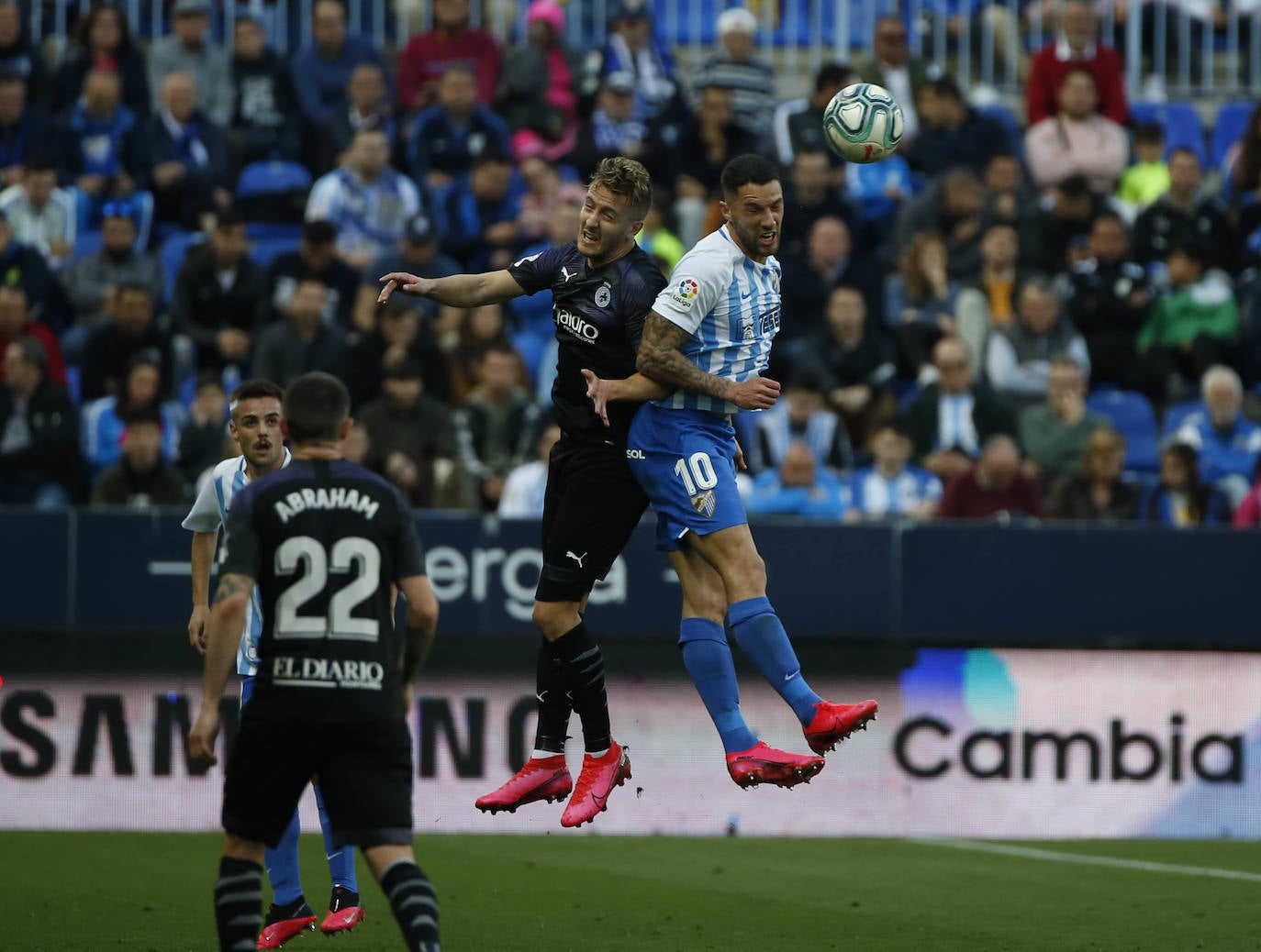 Fotos: El Málaga-Racing, en imágenes