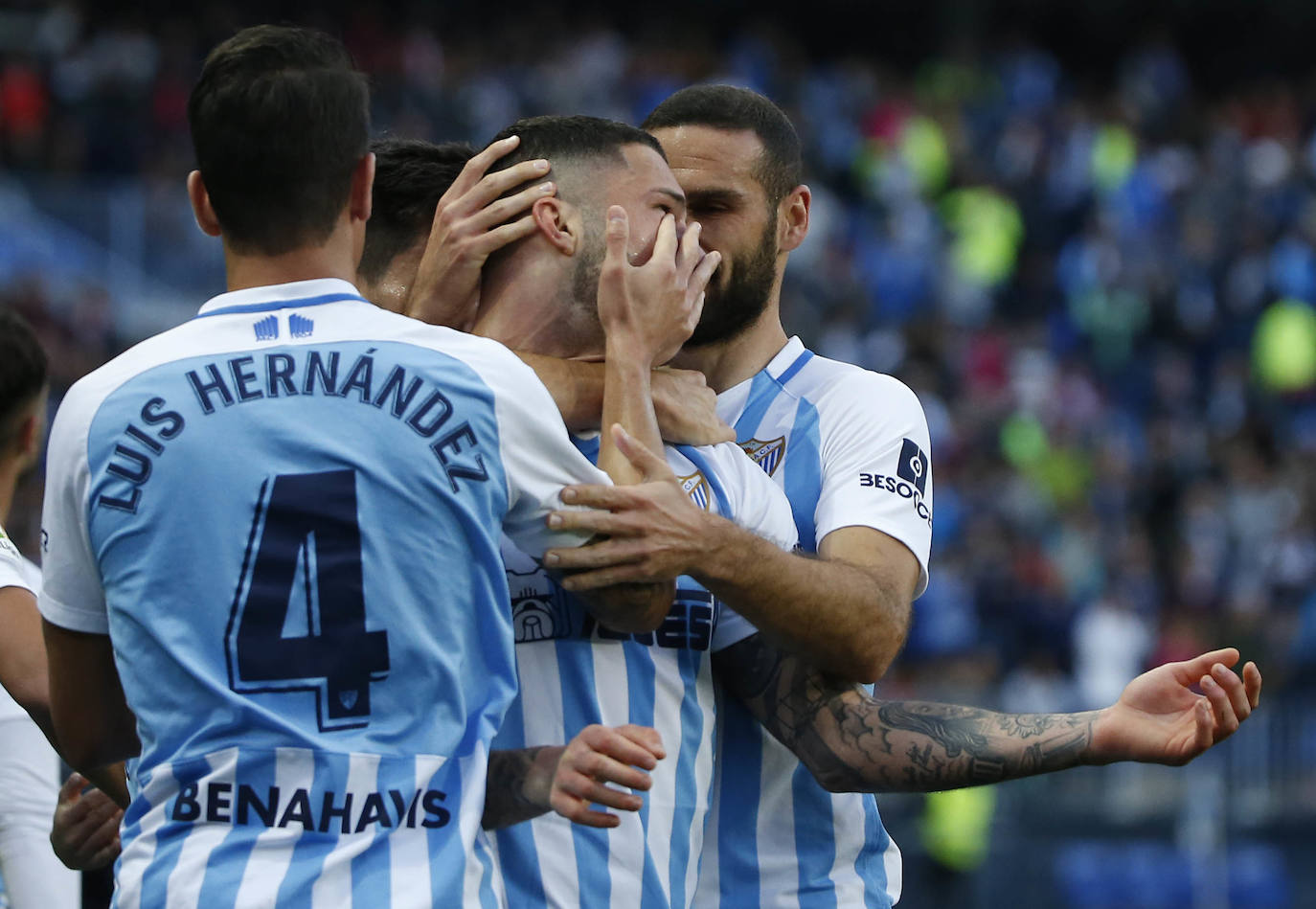 Fotos: El Málaga-Racing, en imágenes