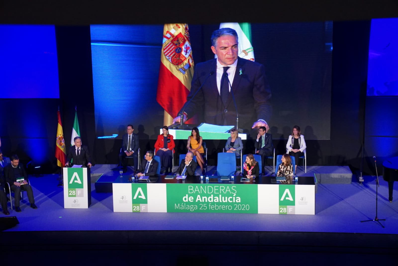 La Junta entrega sus distinciones en Málaga con motivo del Día de Andalucía en un acto entre el reconocimiento y la reivincicación. 