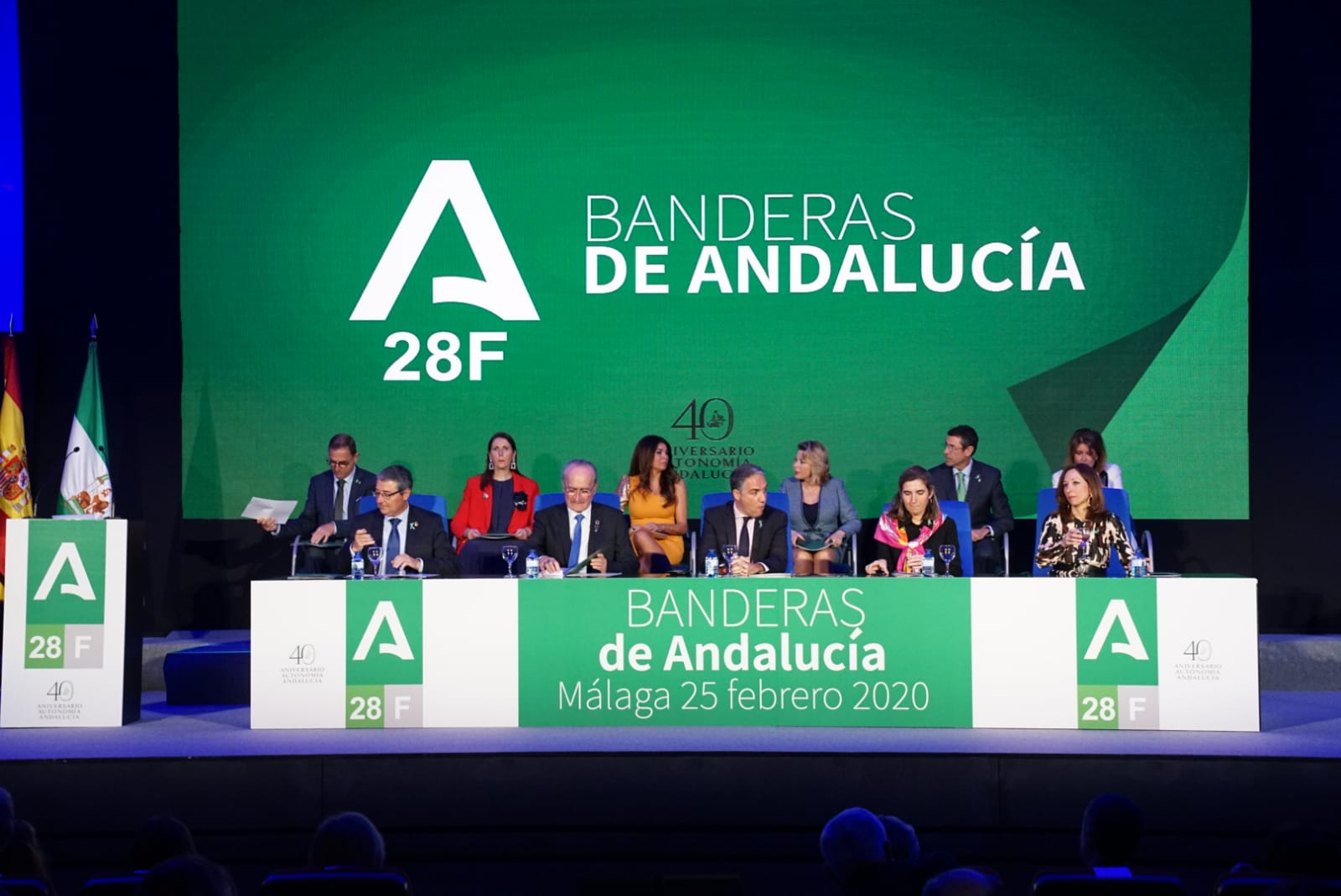 La Junta entrega sus distinciones en Málaga con motivo del Día de Andalucía en un acto entre el reconocimiento y la reivincicación. 