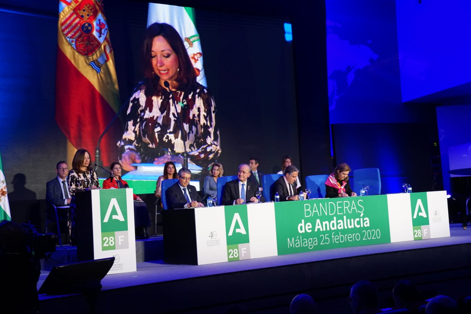 La Junta entrega sus distinciones en Málaga con motivo del Día de Andalucía en un acto entre el reconocimiento y la reivincicación. 