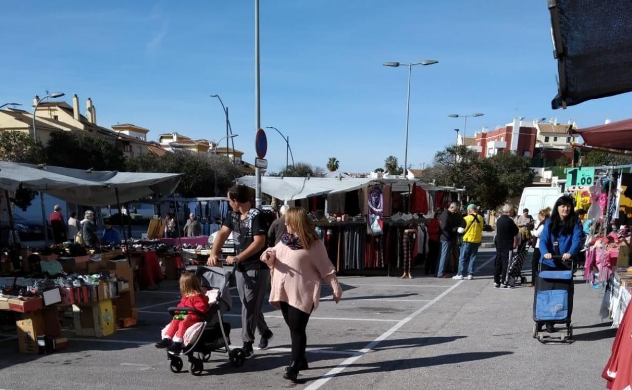 Imagen del mercadillo rinconero. 