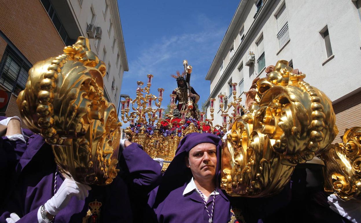 Jesús Nazareno de los Pasos en el Monte Calvario, en su procesión del Martes Santo. 