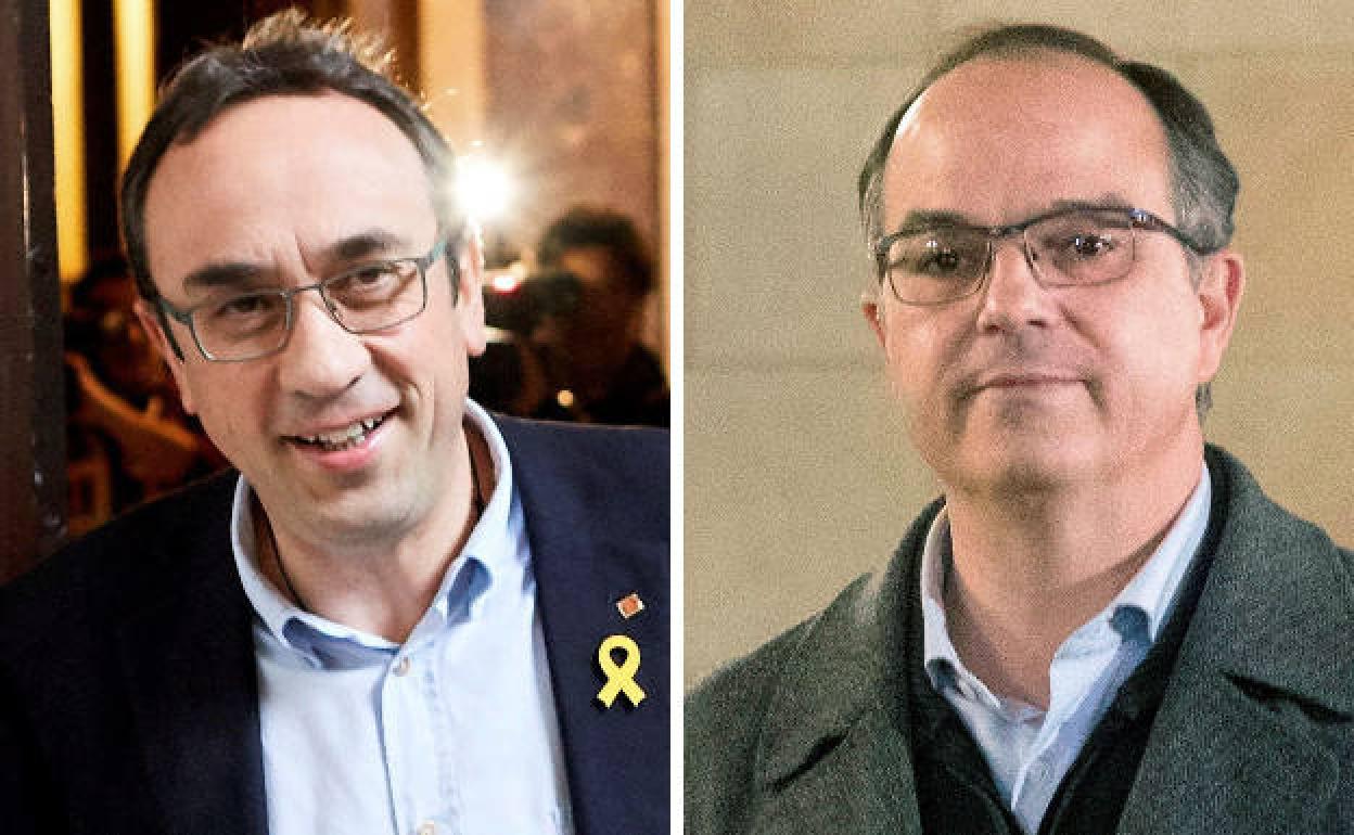 Josep Rull y Jordi Turull.