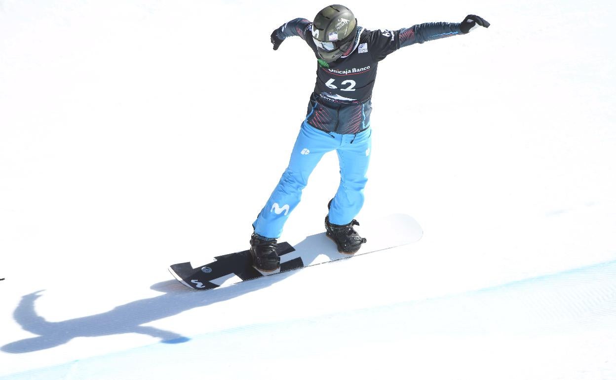 Regino Hernández, en las rondas de clasificación. 